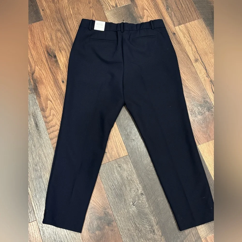 TALBOTS NWT NAVY HAMPSHIRE STRAIGHT ANKLE PANTS SIZE 14 - Picture 8 of 14